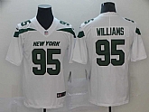 Nike Jets 95 Quinnen Williams White 2019 NFL Draft First Round Pick Vapor Untouchable Limited Jersey,baseball caps,new era cap wholesale,wholesale hats